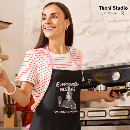 Ihre Stimme zählt Wahlen Politisches Rosa gedruckt Schürze