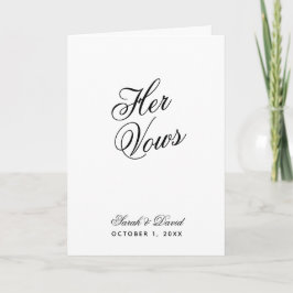 Ihre Stimmen Minimalistisches einfaches Hochzeitbu Karte