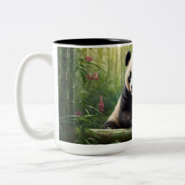 Ihre tägliche Dosis von Kutness! - Adorable Panda Zweifarbige Tasse