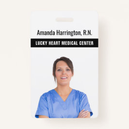 IHRE TEXT- UND FOTO-Abzeichen Ausweis