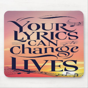 Ihre Texte können das Leben verändern Mousepad