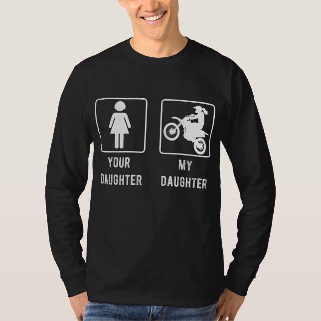 Ihre Tochter meine Tochter Mama oder Vater Geschen T-Shirt (Vorderseite)