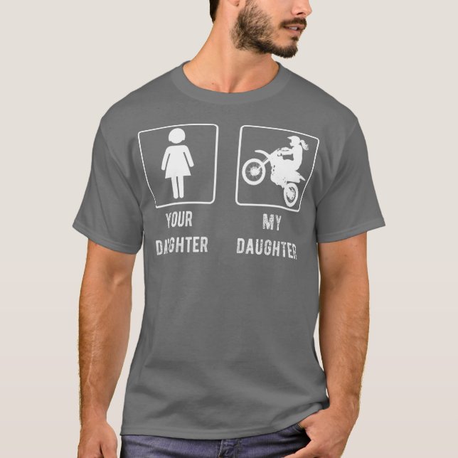 Ihre Tochter Meine Tochter Mama oder Vater T-Shirt (Vorderseite)