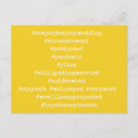 Ihre Top 12 Hashtags verschoben Wedding Senf