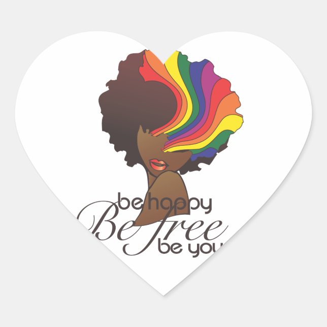 Ihre und ihre sind glückliche Aufkleber (Vorderseite)