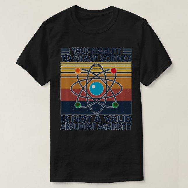 IHRE UNFÄHIGKEIT, WISSENSCHAFTLICHE LÖSUNG ZU ERHA T-Shirt (Design vorne)