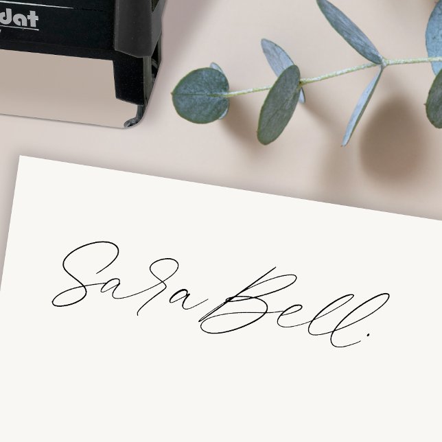 Ihre Unterschrift | Laden Sie Ihren handgeschriebe Permastempel (Upload your signature to create a custom rubber stamp perfect for quick & easy signing!)