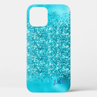 Ihre Ursprünge Türkis Glitzer Case-Mate iPhone Hülle