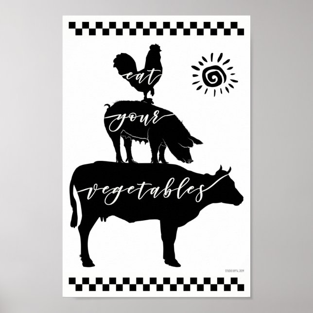 IHRE VEGETABLES ESSEN! POSTER (Vorne)