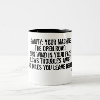 Ihre Verbindung zur Vernunft Zweifarbige Tasse