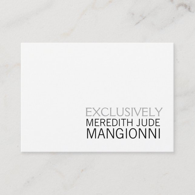 Ihre Visitenkarte (Vorderseite)