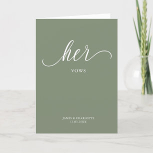 Ihre Voices Card Minimalistische Skriptsprache Grü Karte