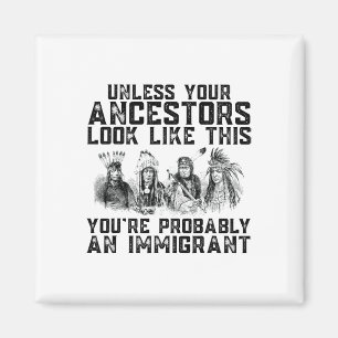 Ihre Vorfahren sehen so aus, als wären Sie wahrsch Magnet