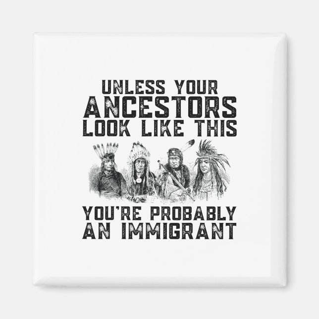 Ihre Vorfahren sehen so aus, als wären Sie wahrsch Magnet (Vorne)