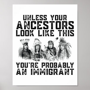 Ihre Vorfahren sehen so aus, als wären Sie wahrsch Poster