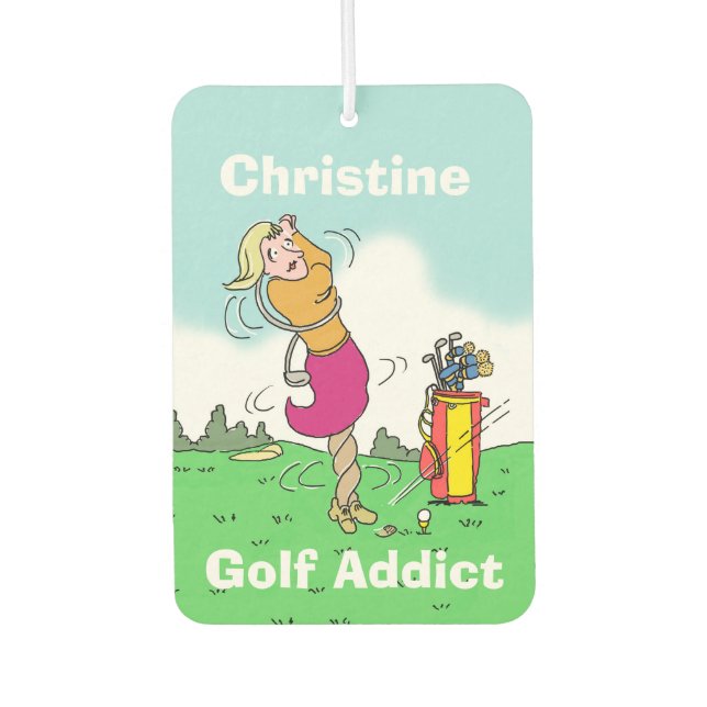 Ihre Wahl. Golf Addict Autolufterfrischer (Vorderseite)