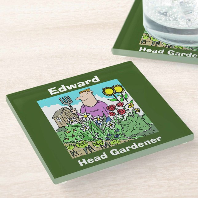 Ihre Wahl. Head Gardener Glasuntersetzer (Von Creator hochgeladen)