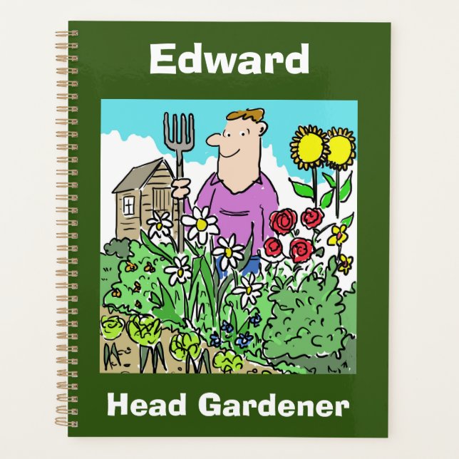 Ihre Wahl. Head Gardener Planer (Vorderseite)