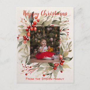 Ihre Weihnachtspostkarte   Ihr Foto Postkarte
