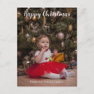 Ihre Weihnachtspostkarte Ihr Foto Postkarte