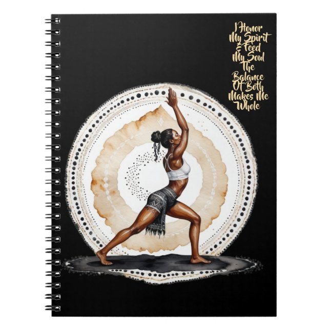 Ihre Weisheit ich ehre Spiral Foto Notebook Notizblock (Vorderseite)