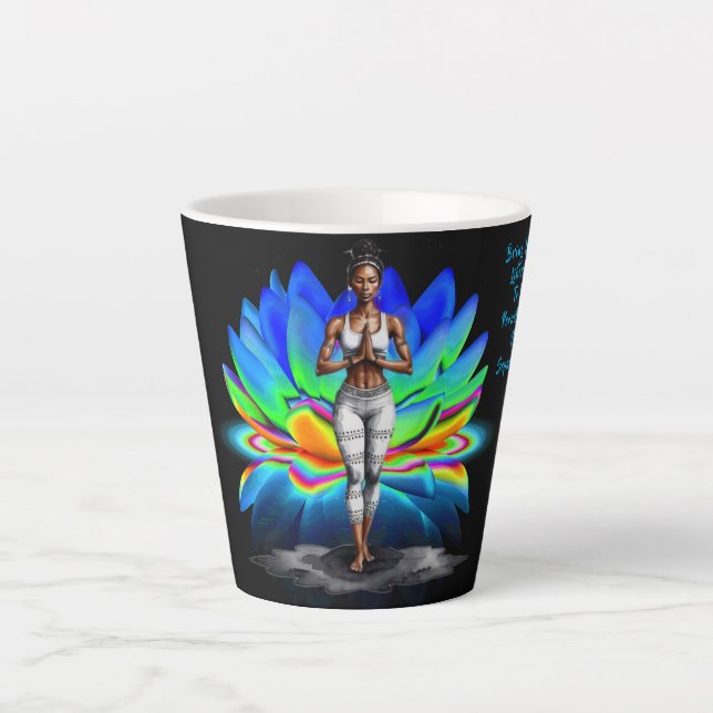 Ihre Weisheitsbefreiung Latte Tasse (Vorderseite)