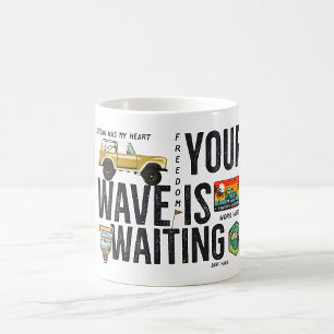 Ihre Welle ist Gewartet Kaffeetasse