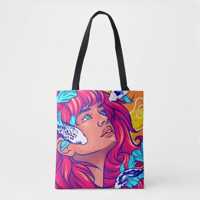 "Ihre Wellen" Tote-Tasche (Vorderseite)