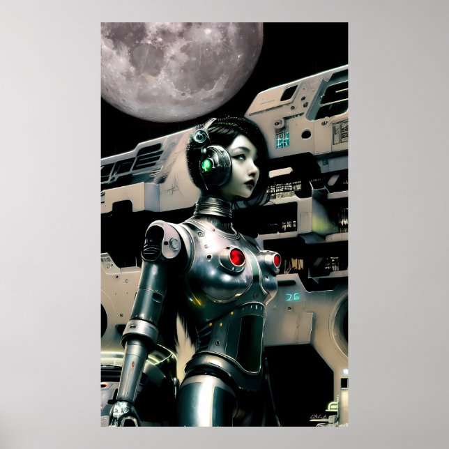 Ihre Weltraumkarriere - Ken Gage Art Poster (Vorne)