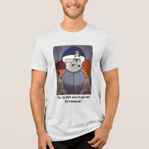 Ihre Wende zum Mondlauf Tri-Blend Shirt