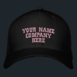 Ihre Werbeaktion für den Textnamen bestickte Baseb Bestickte Baseballkappe<br><div class="desc">Einfache Personalisierte Werbeaktion - Fügen Sie Ihren Text - Name - Firma / Nummer / Brief / Slogan - Tagline / oder Website , Telefon , E-Mail , Social Media Handle , Adresse , Logo - Foto / mehr - Wählen Sie Ihre Farbe / Größe / Schriftart - Machen Sie...</div>