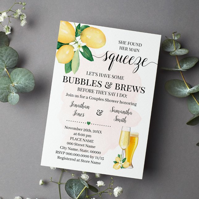 Ihre wichtigsten Squeeeeeeeeeeze-Blasen und brauen Einladung (Von Creator hochgeladen)