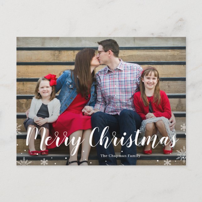 Ihre Wintergrusskarte Feiertagspostkarte (Vorderseite)