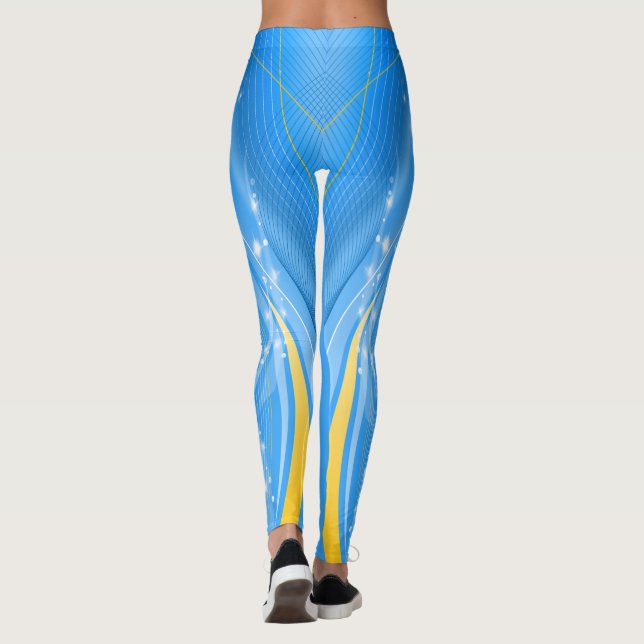 Ihre Zen finden: Yoga-Ameisen und Leggings (Rückseite)