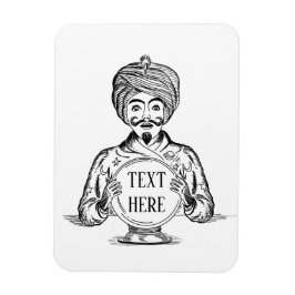 Ihre Zukunft "Text anpassen" Magnet