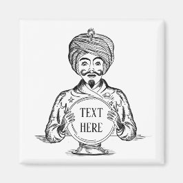 Ihre Zukunft "Text anpassen" Magnet