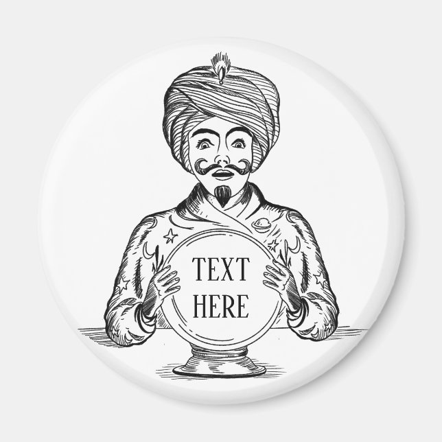 Ihre Zukunft "Text anpassen"  Magnet (Vorne)