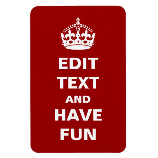 Ihren eigenen Text hinzufügen Magnet