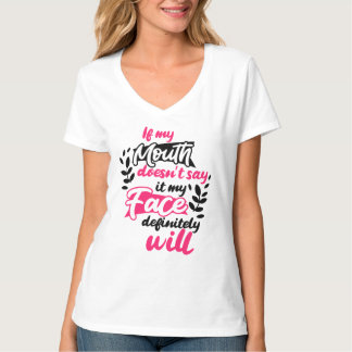 Ihren eigenen -V-Neck-T - Shirt behalten oder erst