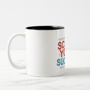 Ihren Erfolg gestalten Zweifarbige Tasse