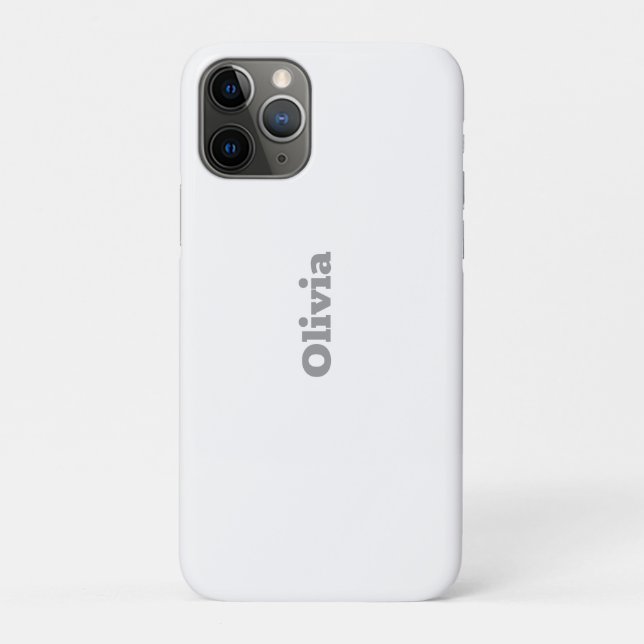 Ihren Namen personalisiert Case-Mate iPhone Hülle (Rückseite)
