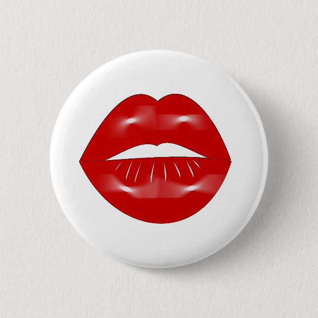 ihren Single ein gutes Leben zu küssen Button (Vorderseite)