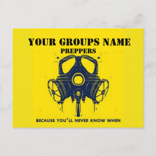IHRER GRUPPENNAME POSTKARTE