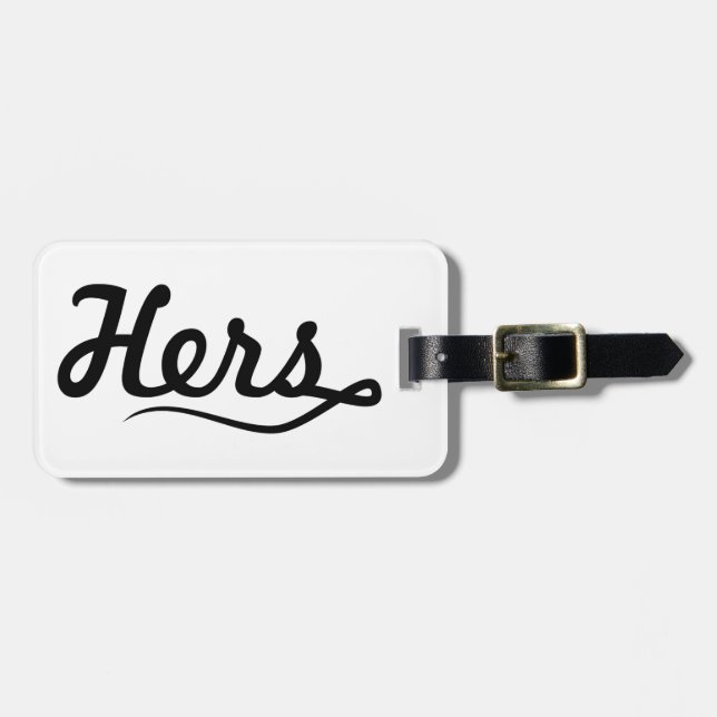 Ihrs Gepäckanhänger (Vorderseite horizontal)