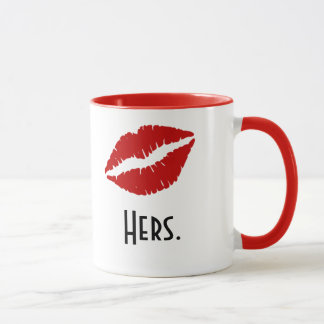 "Ihrs" Kuss-Tasse Tasse