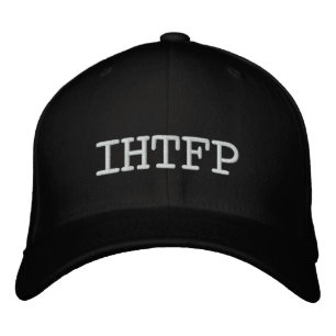 IHTFP Black Hat Bestickte Kappe