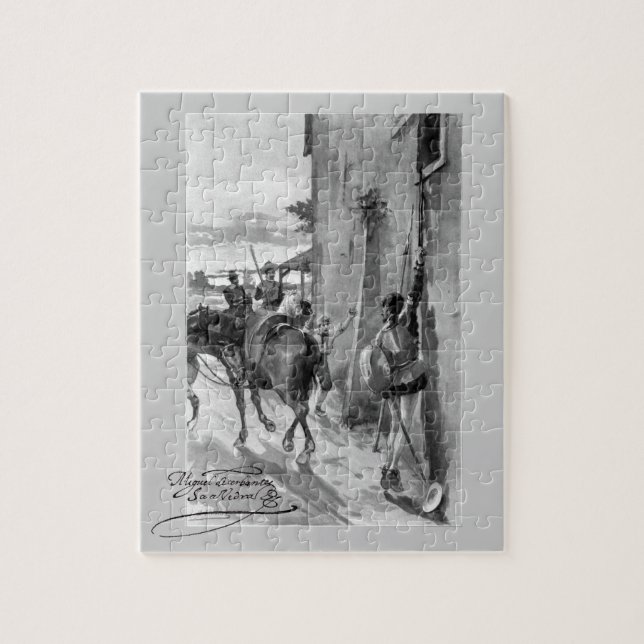 III Centenario-Don Quijote durch José Jiménez Puzzle (Vertikal)