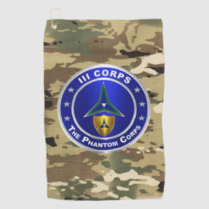 III Corps Phantom Corps Golfhandtuch