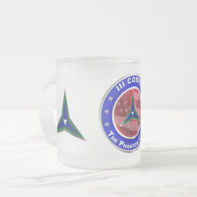 III Corps Phantom Corps Mattglastasse (Vorderseite Links)