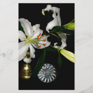 Iirsh Design -Messing- und Blumenkollektion Briefpapier